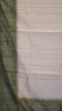 Semi Tussar Saree - Sandal & Green thumbnail