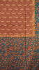 Chanderi Saree Ikkatkari Print - Maroon & Blue thumbnail
