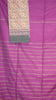 Handloom Cotton Saree Purple thumbnail