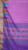 Semi Pattola With Temple Border - Violet thumbnail