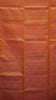 Soft Silk Saree Kolam Design - Peach & Orange Blend thumbnail