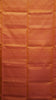Soft Silk Saree Kolam Design - Peach & Orange Blend thumbnail