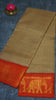 Sungudi Cotton Saree Checks Sandal - Red thumbnail