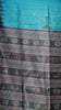 Gicha Tussar Saree Blue - Black thumbnail