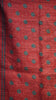 Jute Cotton Saree Kalamkari Print Green thumbnail