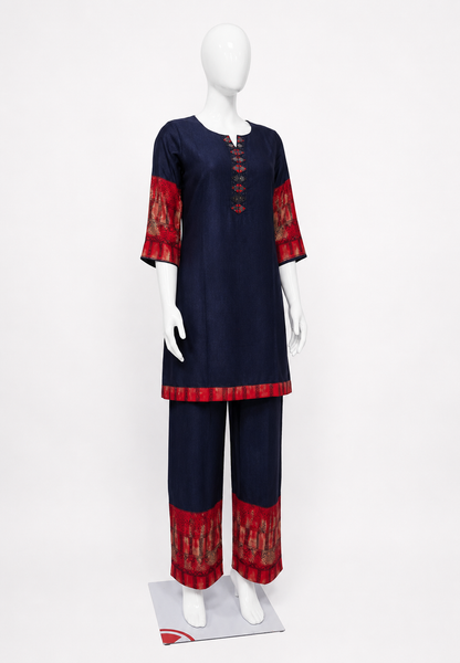Short Cord Set with Mirror Work