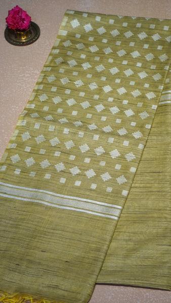 Banswara Cotton Saree - Mustard