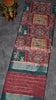Semi Printed Silk Ajrak Print Maroon - Green thumbnail