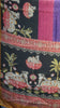 Shiffon Saree Pichwai Print Black to Mustard thumbnail