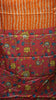 Semi Tussar Saree - Orange thumbnail