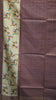 Semi Tussar Saree With Deer Border - Lavender thumbnail