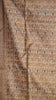 Semi Tussar Saree With Patola Print Mustard thumbnail