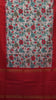 Bhagalpur Tussar Saree Kalamkari Print - Pink thumbnail