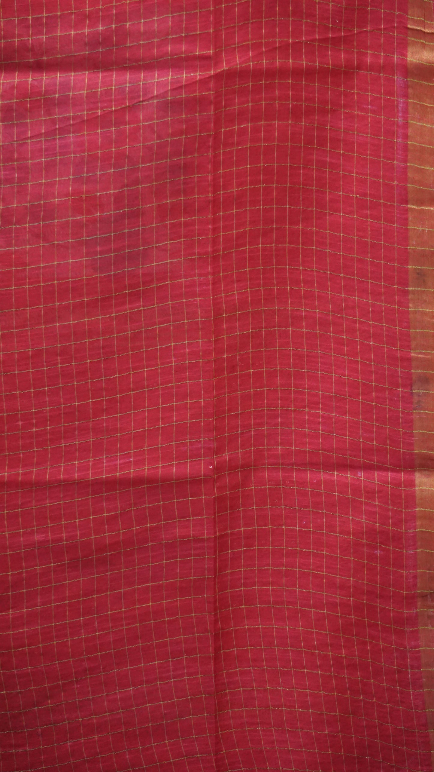 Bhagalpur Tussar Saree Kalamkari Print - Pink