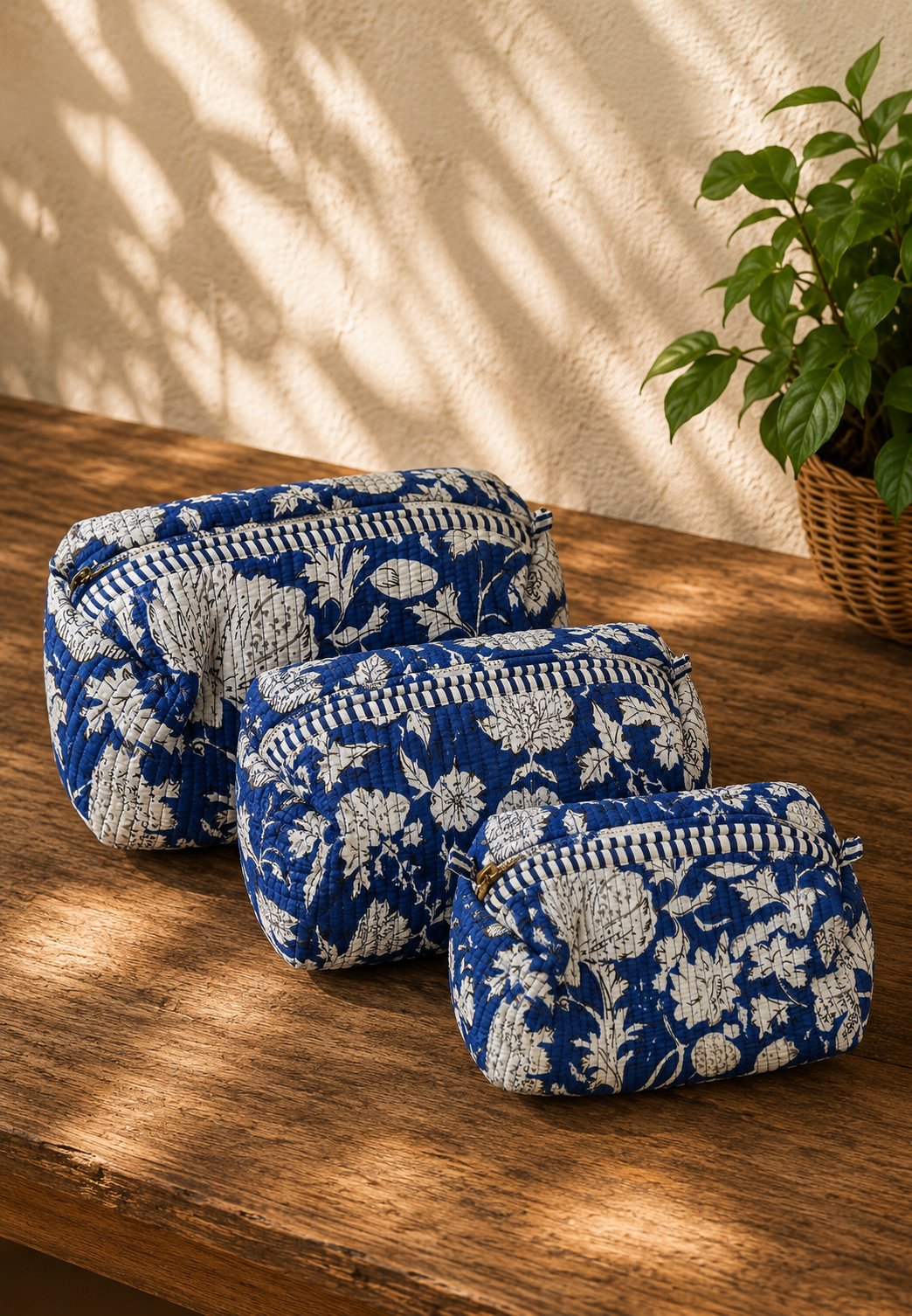 Combo Pouch Set -Blue