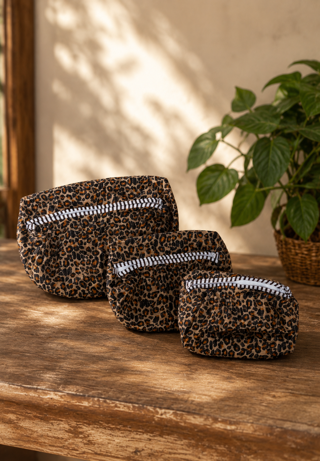 Combo Pouch Set-Light Brown