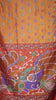 Semi Pattola Saree Kalamkari Print Brick Red thumbnail