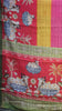 Shiffon Saree Pichwai Print Pink to Green thumbnail