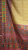 Semi Pattola Saree Pochampally Print - Mustard thumbnail