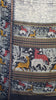 Dola Silk Kalamkari Print Black Border thumbnail