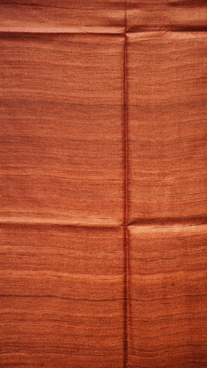 Pure Tussar Saree - Red