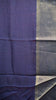 Shiffon Saree Pink - Navy Blue thumbnail