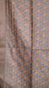 Semi Tussar Saree With Deer Border - Metallic Grey thumbnail