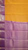 Semi Kanjeevaram Saree Mustard Yellow thumbnail