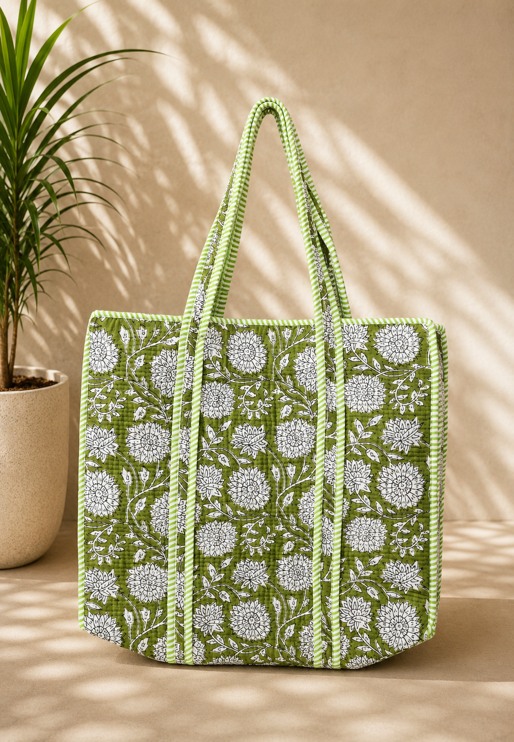 Tote Bag-Sage Green