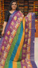 Shiffon Saree Pichwai Print Purple to Violet thumbnail