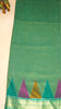 Semi Pattola With Temple Border - Green thumbnail