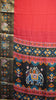 Shiffon Saree Red - Black thumbnail