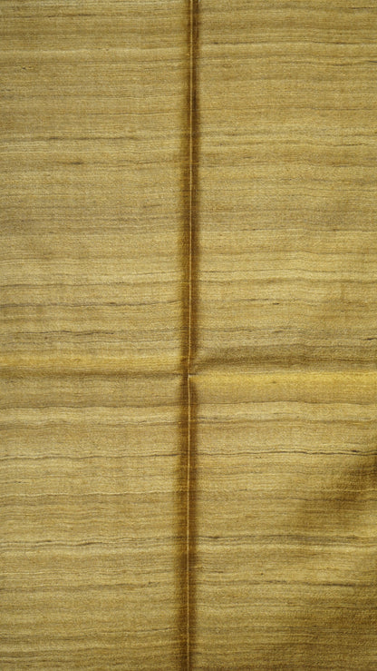 Pure Tussar Saree - Mustard
