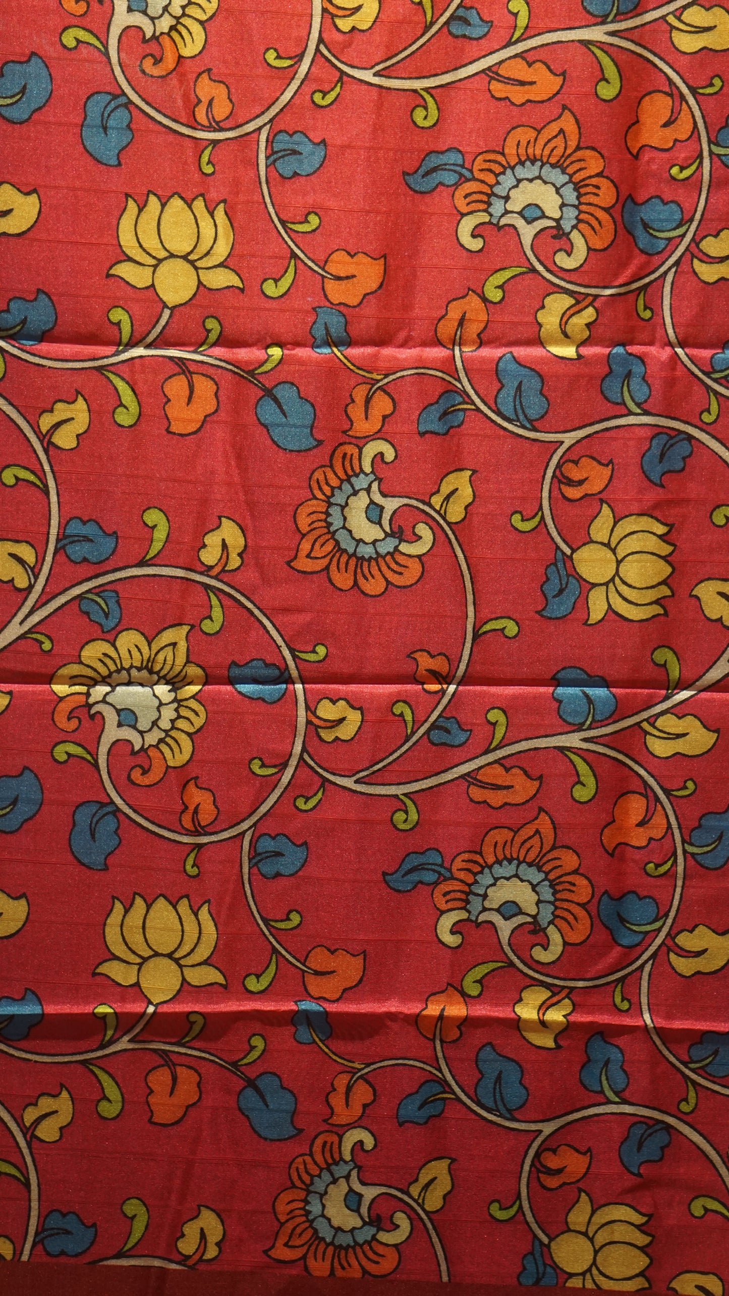 Semi Tussar Saree - Mustard