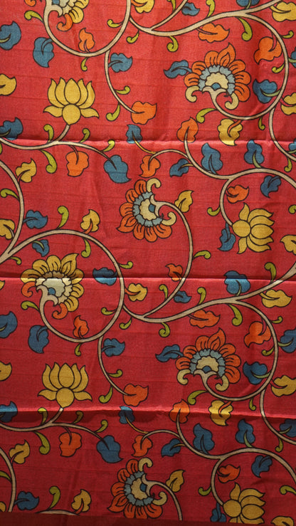 Semi Tussar Saree - Mustard