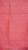 Semi Tussar Saree - Sandal & Red thumbnail