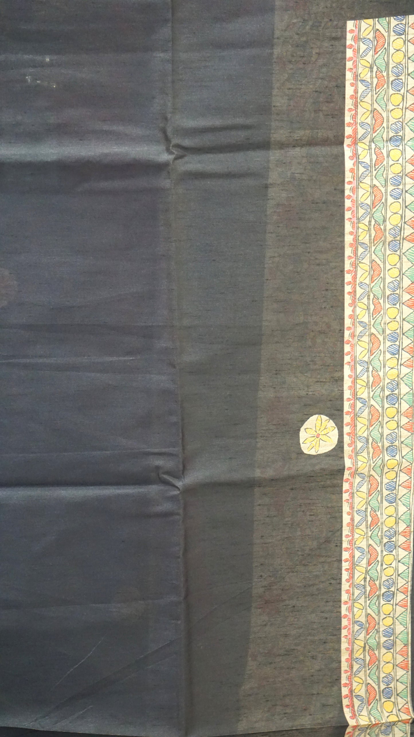 Gicha Tussar Saree - Black