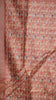 Semi Tussar Saree With Patola Print Brick Red thumbnail