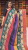 Shiffon Saree Pichwai Print Green to Pink thumbnail