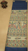Gicha Tussar Saree - Blue thumbnail