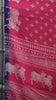 Shiffon Saree Cow Print Pink - Violet thumbnail