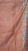 Chanderi Saree Ikkatkari Print - Brown & Navy Blue thumbnail