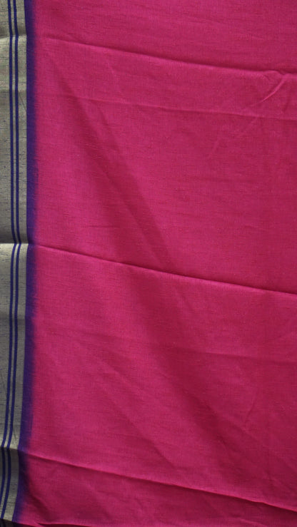 Shiffon Saree Cow Print Pink - Violet
