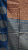 Semi Tussar Saree Chocolate Brown thumbnail