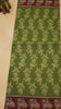 Kora Cotton Saree - Green thumbnail