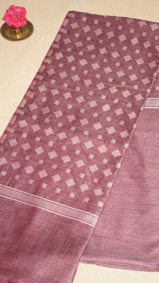 Banswara Cotton Saree - Maroon
