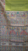 Gicha Tussar Saree - Green thumbnail