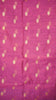 Handloom Cotton Saree Semi Maheshwari Design - Violet With Magenta thumbnail