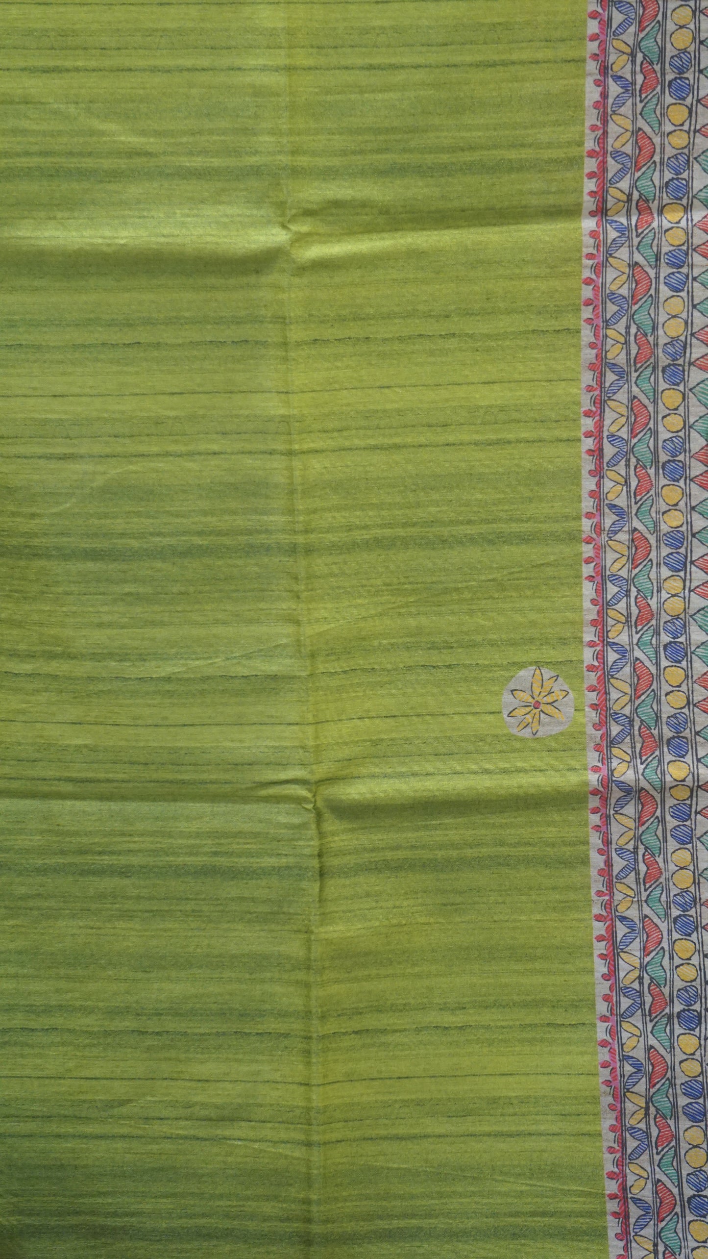 Gicha Tussar Saree - Green