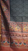 Semi Pattola Saree Dotted - Black thumbnail